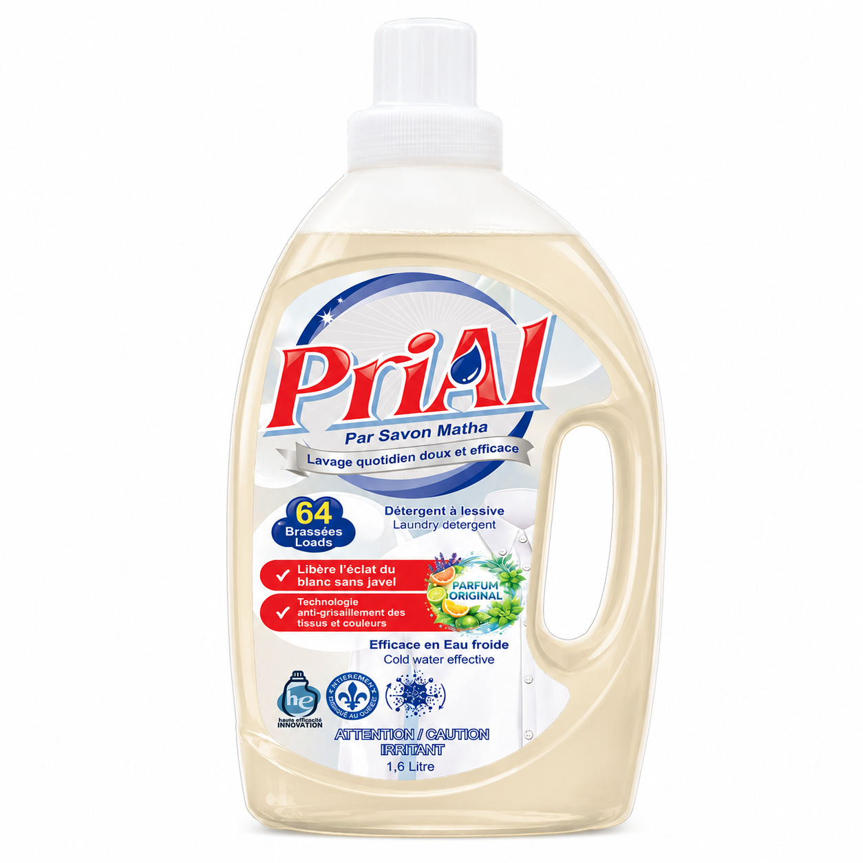 PriAl par Savon Matha, parfum Original, 1,6 L